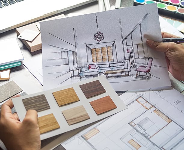 Interior Design Sketch Materials